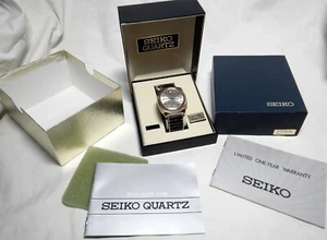 OLD Box COA Seiko DX Japan 6106 Day Date Fanci Face Water Resist Wristwatch RUNS - Picture 1 of 15