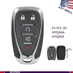 Carcasa de llavero inteligente de repuesto para Chevrolet 2016-2022 HYQ4AA HYQ4EA 5 botones - Imagen 1 de 6