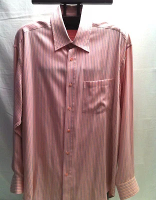 Bugatchi Uomo Long Sleeve Button Down Collar Casual Shirt Mens Size XL - Image 1 of 4