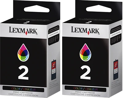 New Genuine Lexmark 2 2PK Ink Cartridges X Series X3480 X3580 Z Series Z1380 - Image 1 of 3