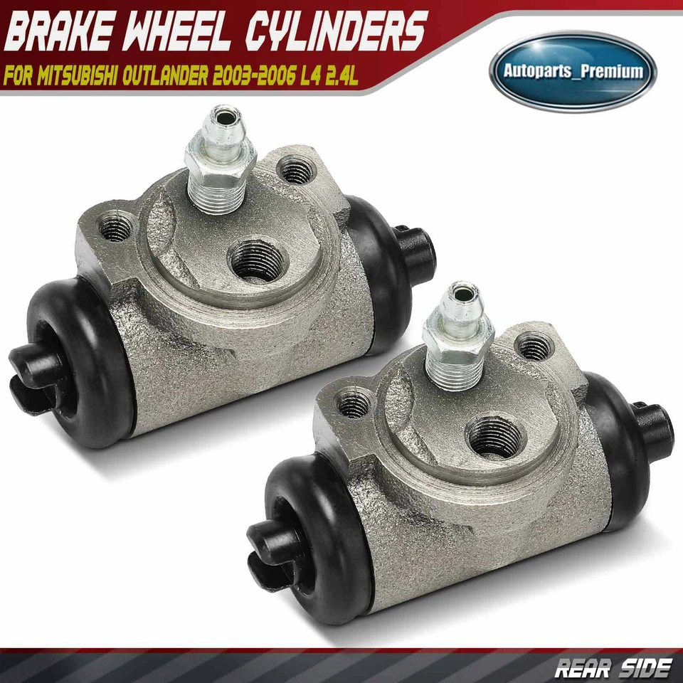 2 цилиндра задних барабанных тормозных колес для Mitsubishi Outlander 2003-2006 L4 2,4 л - Изображение 1 из 4