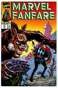 MARVEL FANFARRIA # 49 (1a serie) 1990 Marvel (en muy buen estado-) Dr. Extraño - Imagen 1 de 1