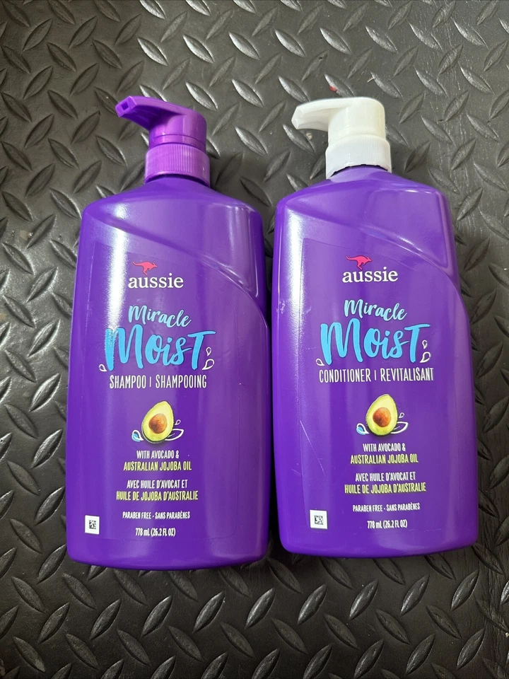 Aussie 26.2 Oz Miracle Moist With Avocado & Jojoba Oil Shampoo Conditioner Set - Image 1 of 1