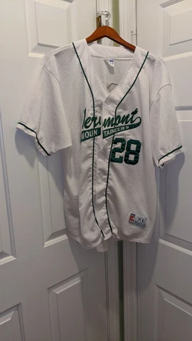 Vermont Mountaineers NECBL Baseball Game Used Jersey #28 Sz. XL PLUS Pants Cover