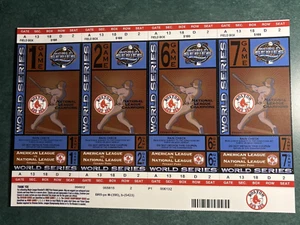 2003 World Series 100th Anniversary Red Sox Phantom Tickets 4 Count Fenway Park - Picture 1 of 2