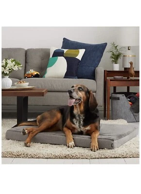 Dog Bed Plush Memory Foam Orthopedic Durable Removable Cover K9 Large 26”-36”-3” - Image 1 of 4