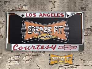 Courtesy Chevrolet Los Angeles License Plate Frame - Bild 1 von 2