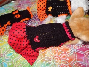 Med Dog Apparel BLACK Dress with RED POLKA-DOT SKIRT MICKEY MOUSE - Picture 1 of 1