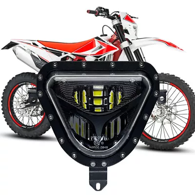 LED Headlight Hi/Lo Beam For BETA RR 4T/4 Stroke 125 200 250 300 Enduro 2013-19 - Image 1 of 4