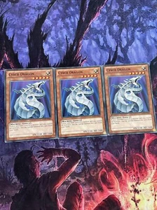 SDCR-EN003 x3 Cyber Dragon Very Good/Excellent Condition Yugioh Cards - Picture 1 of 3