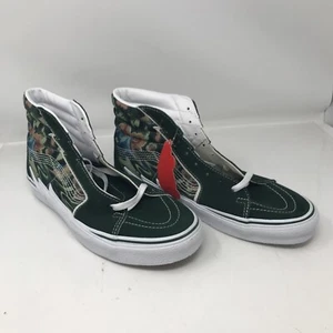 Vans Off The Wall Sk8-Hi Bolt dunkelgrün geblümt Herren 10 - Bild 1 von 15