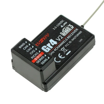 Flysky FS-FGR4 V2 Receiver 2.4G 4CH Can Be PPM/IBUS for FS-FG4 Transmitter - Image 1 of 4