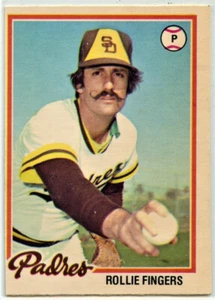 1978 O-PEE-CHEE #201 ROLLIE FINGERS HOF - SAN DIEGO PADRES EX RAW (P45-08) - Imagen 1 de 4