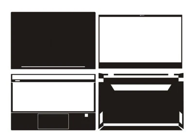 Carbon Laptop Sticker Skin Decals Guard for HP ENVY 13-aq0003na aq0010TU 13.3" - Image 1 of 4