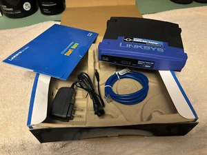 Linksys BEFSR41 10 Mbps 4-Port 10/100 Wireless Router V4.3 With AC Power Brick - Picture 1 of 3
