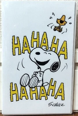 Hallmark Peanuts Snoopy & Woodstock HAHAHA Mini Geld Umschlag 3er SET Geschen... - Bild 1 von 2