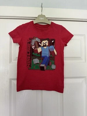Camiseta Minecraft para niño de Next. Edad 5 años. Usado en excelente estado Foto 1 de 2