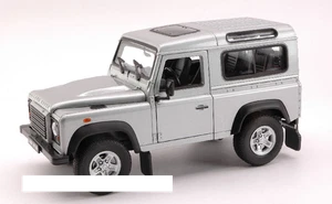 Welly WE2092S LAND ROVER DEFENDER 90 1984 SILVER 1:24 Modellino - Foto 1 di 1