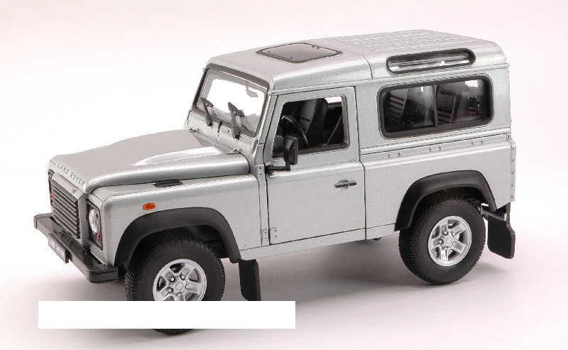 Welly WE2092S LAND ROVER DEFENDER 90 1984 SILVER 1:24 Modellino - Immagine 1 di 1