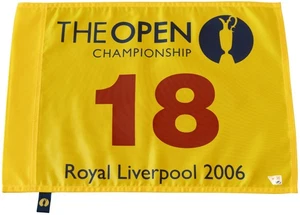Official 2006 British Open Championship Royal Liverpool Golf Pin Flag Fanatics - Picture 1 of 2