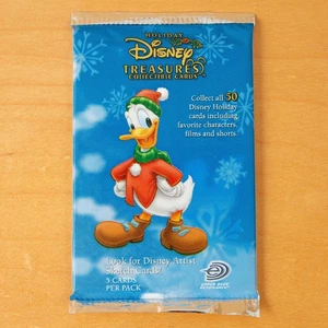 Tarjetas coleccionables Holiday Disney Treasures 2004 - Paquete de refuerzo nuevo sellado - Imagen 1 de 2