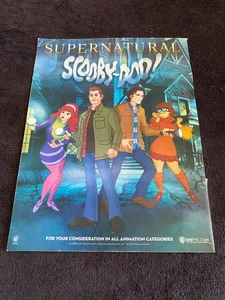SUPERNATURAL & SCOOBY-DOO 2018 ad Jared Padalecki, Jensen Ackles, Velma, Daphne - Picture 1 of 1