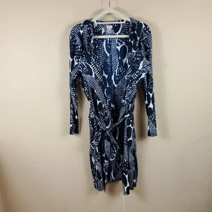 Chicos TRAVELERS COLLECTION Pleated Printed Jacket Size 12/14 - Picture 1 of 12