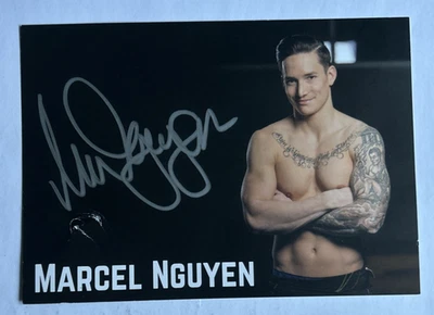 orig. sign. Autogrammkarte Turnen - Gymnastik Marcel Nguyen 2.OS 2012 (2380) - Bild 1 von 4