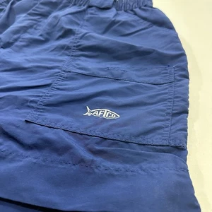 Aftco Cargo Blue Fishing Shorts Men’s Size 34 - Picture 1 of 7