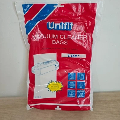 Unifit Uni 746 Uni746 Vacuum Cleaner Bags Suit LUX D746 746 QB746 - image 1 of 2