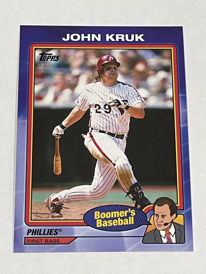 2024 Topps x Chris Berman Baseball #30 - John Kruk - Philadelphia Phillies - Image 1 of 2