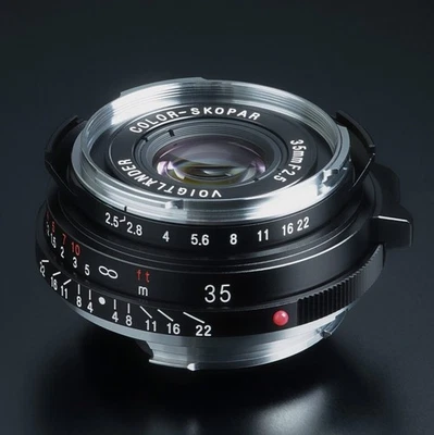 VOIGTLANDER Color Skopar 35mm f2.5 PII VM Mount Lens Manual Focus Compact - Image 1 of 4