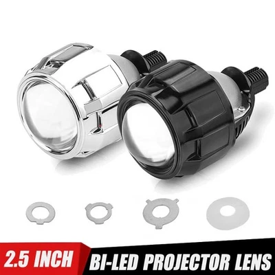 2.5inch Bi LED Projector Lens 100W Car Headlight Hi-Lo Retrofit H4 H7 9005 9006 - Image 1 of 4