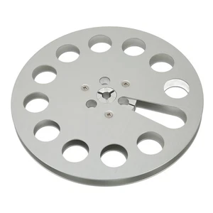 1/4 7in Empty Tape Reel 11 Holes Universal Open Reel Sound Tape Empty Reel A NEW - Afbeelding 1 van 12