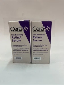 Suero de retinol renovador Cerave Skin con ácido hialurónico 1 oz lote de 2 - Imagen 1 de 3