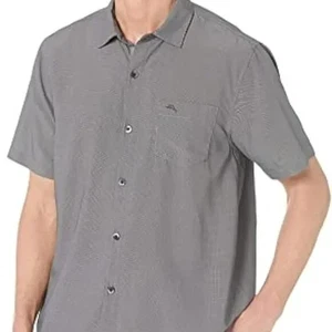 Tommy Bahama Coconut Point Micro Check IslandZone Men's Camp Shirt, Size XXL NWT - Picture 1 of 7