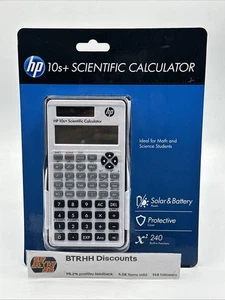 NEW Scientific Calculator HP 10s+ Hewlett-Packard Science Math School Exams - Picture 1 of 10