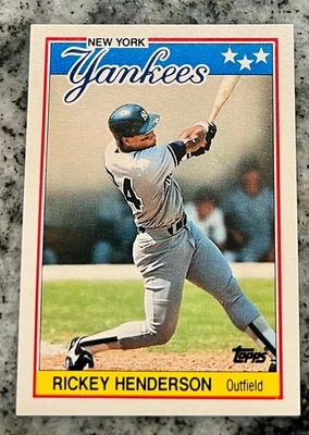 1988 Topps United Kingdom Minis - Rickey Henderson #31 NY Yankees - Image 1 of 2