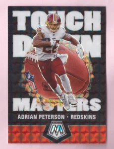2020 Panini Mosaic ADRIAN PETERSON Silver Prizm Mint Touchdown Masters Insert - Picture 1 of 1