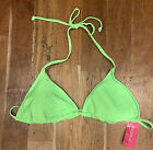 xhilaration NWT girls Size M Neon Green Padded Bikini Top-D1