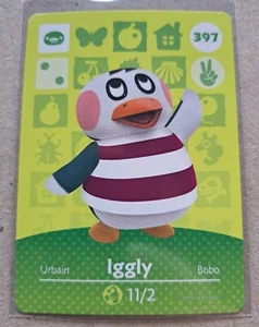 Iggly - 397 -   Animal Crossing Amiibo Card - Picture 1 of 1