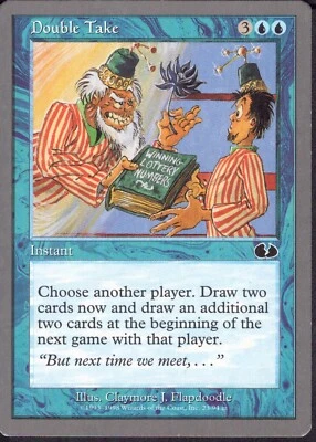 Double Take - Unglued - Uncommon - MTG Magic - LP - Image 1 of 3