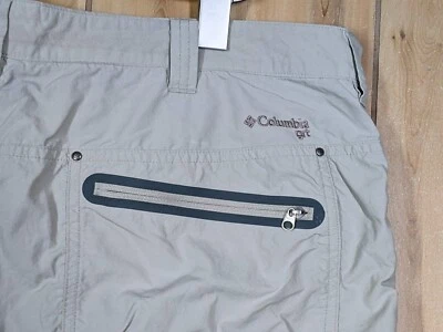 Columbia GRT Cargo Shorts Mens Size 38 Omni-Dry Hiking Outdoor Tan Khaki Nylon - Image 1 of 4