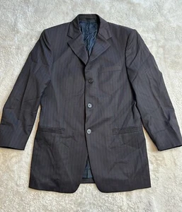 Versace Classic 3 Button Pinstriped Wool Blazer Men’s Sz 36R - Picture 1 of 9