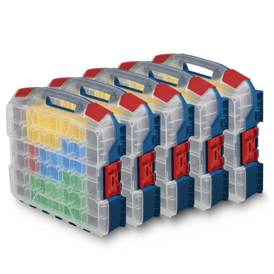 5x W-BOXX 102 pro blau Deckel transparent & Insetboxen-Set - Bild 1 von 4