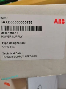 New ABB AFPS-61C 3AXD50000000753 Power Control Board - Fast Delivery - Picture 1 of 3