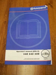 HUNSQVARNA 340/345/350 CHAINSAW OPERATOR MANUAL - Bild 1 von 4