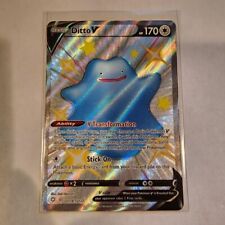 Ditto V SV118/SV122 Ultra Rare Shiny Vault Shining Fates Pokemon TCG MINT Card