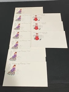 10 Vintage Post A Note Postcards Victorian Era Women 2 Styles By Current Inc - Picture 1 of 6