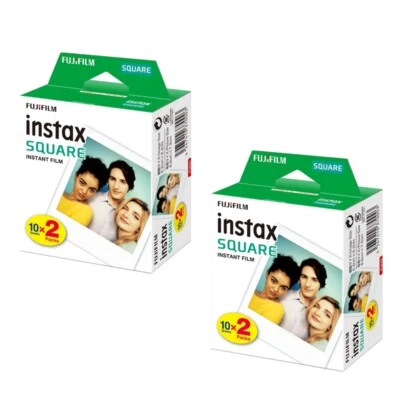 Película instantánea Fujifilm instax SQUARE 40 impresiones para impresoras SQ1, SQ40 y SP3 Foto 1 de 3